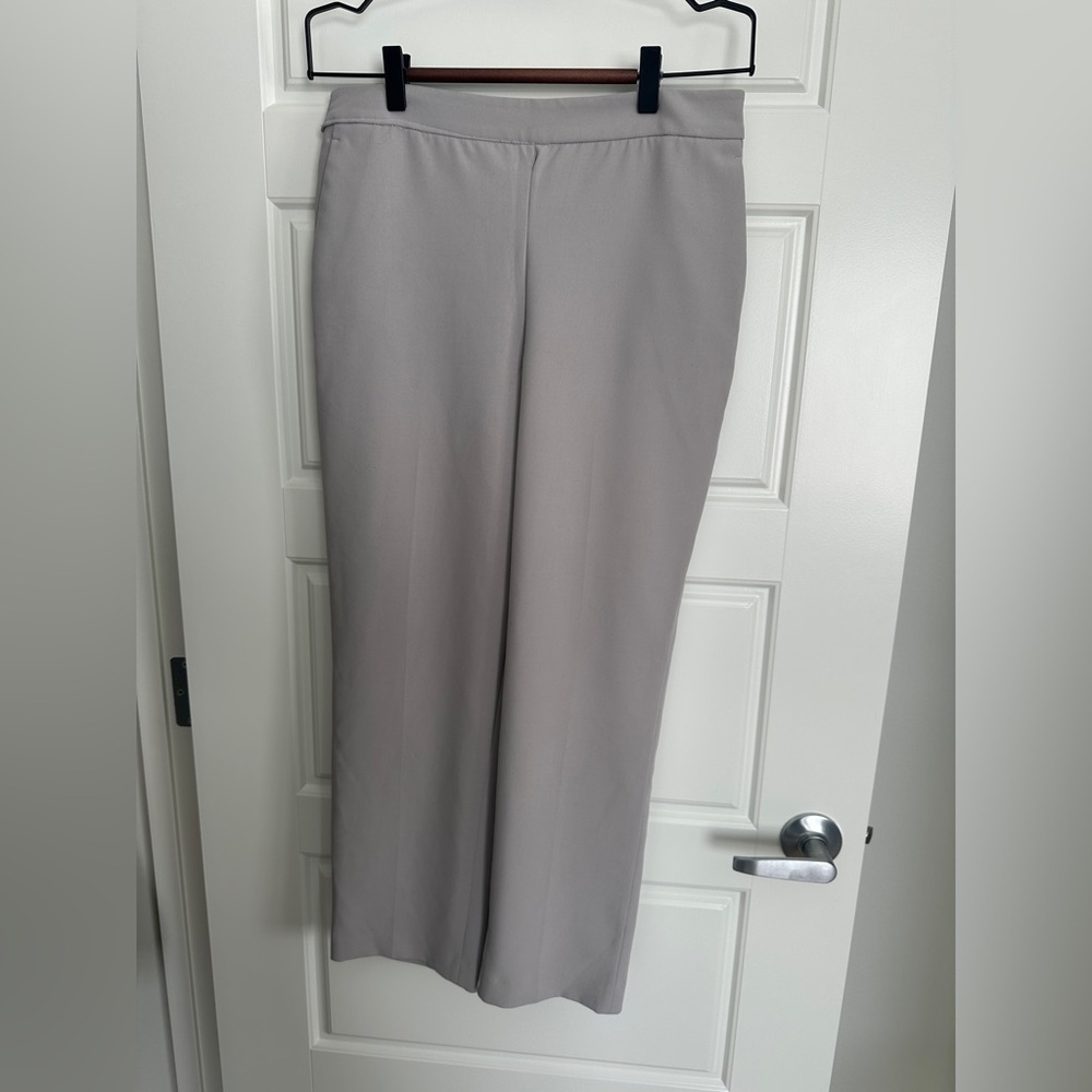 Babaton Straight-Leg Dress Pants in Light Gray